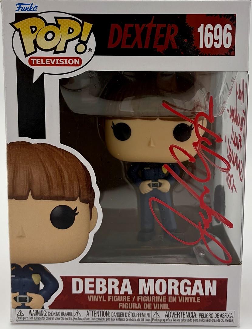 Jennifer Carpenter "Debra Morgan" signed Funko Pop #1696 w/quote & char name (Dexter) - JSA COA